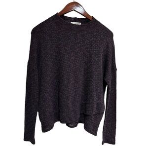 American Eagle Sweater Women’s Size large purple Lightweight crewneck